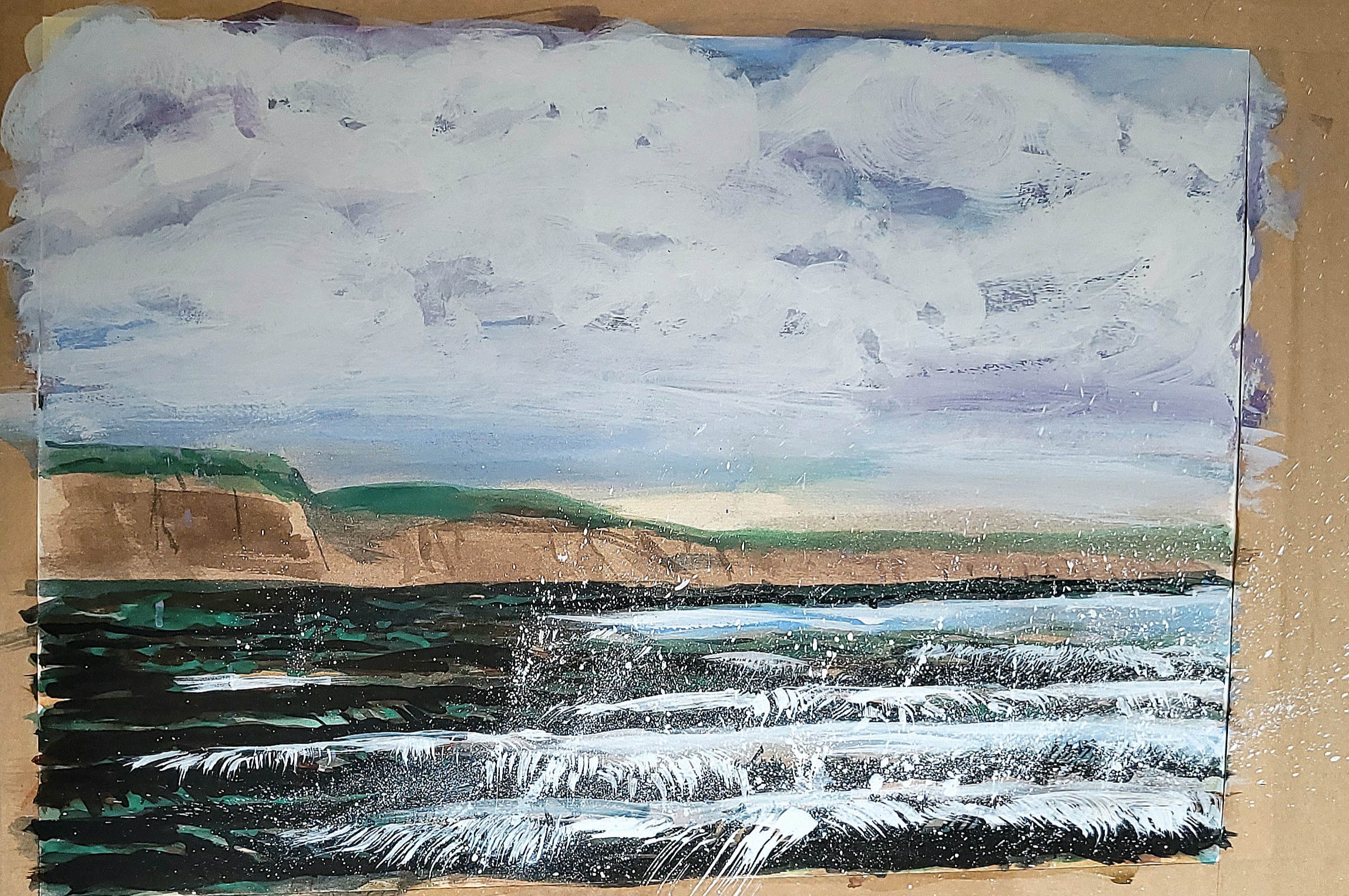 Incoming Tide loosely based on East Yorkshire Coastline