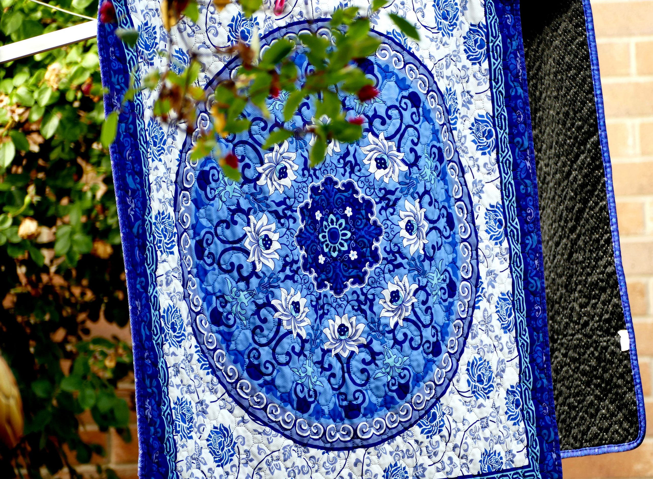 The Patterned Blue Mat