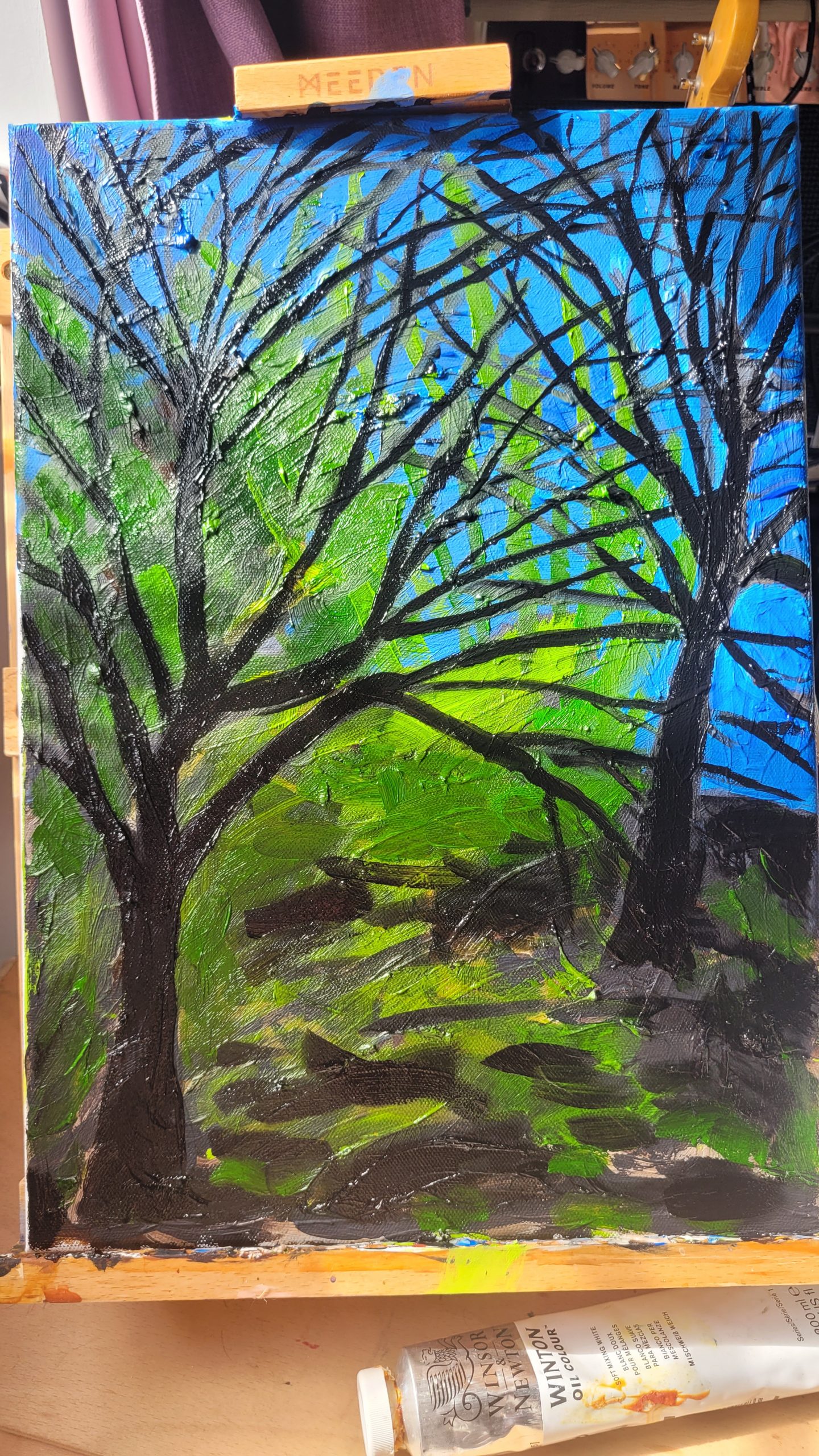 Bare Trees in an imaginary Landscape